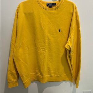 Polo by Ralph Lauren Bright Yellow Crewneck with Navy Pony
